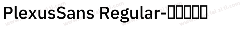 PlexusSans Regular字体转换